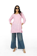 Divya Pink Bakhia Top