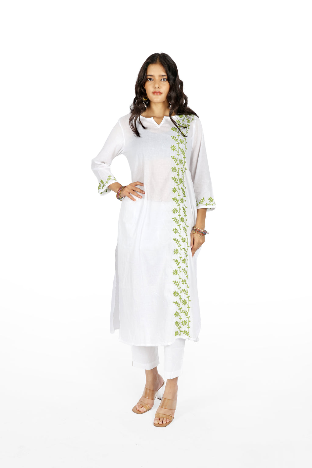 White Noise Kurta
