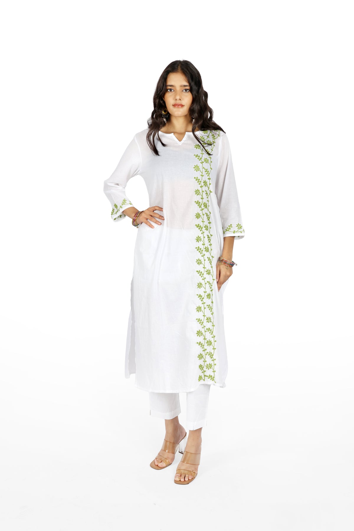 White Noise Kurta