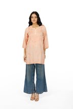 Mohabbat Peach Butta Kurti