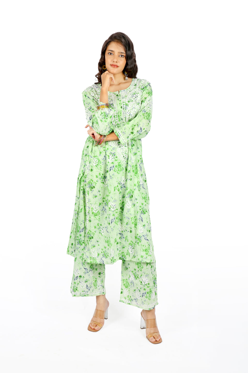 Baag Green Printed  Co-ord Set
