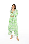 Baag Green Printed  Co-ord Set