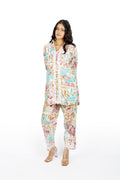 Nargis Purple Printed Cord Set
