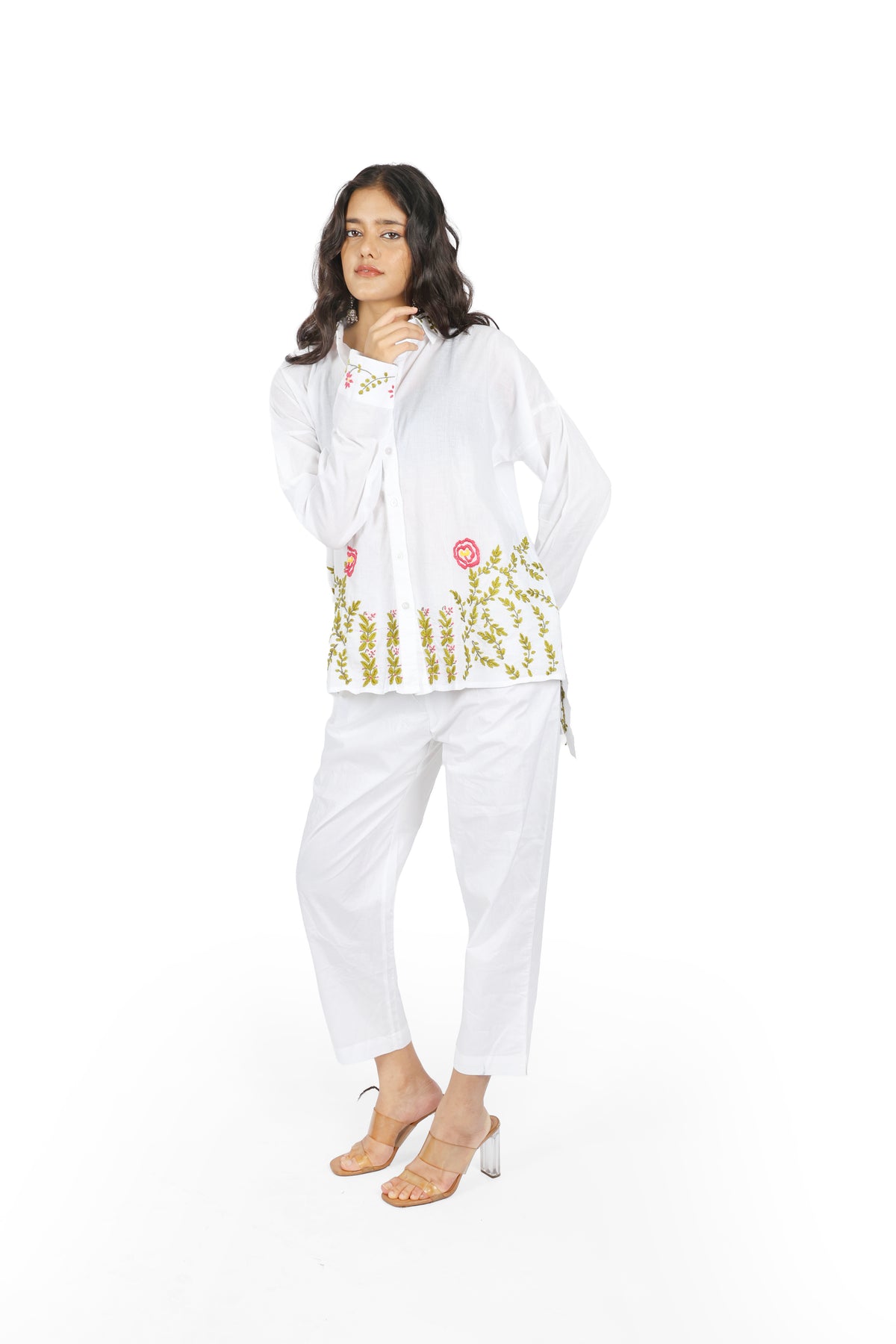 Archive 01 Botanical High Low Shirt