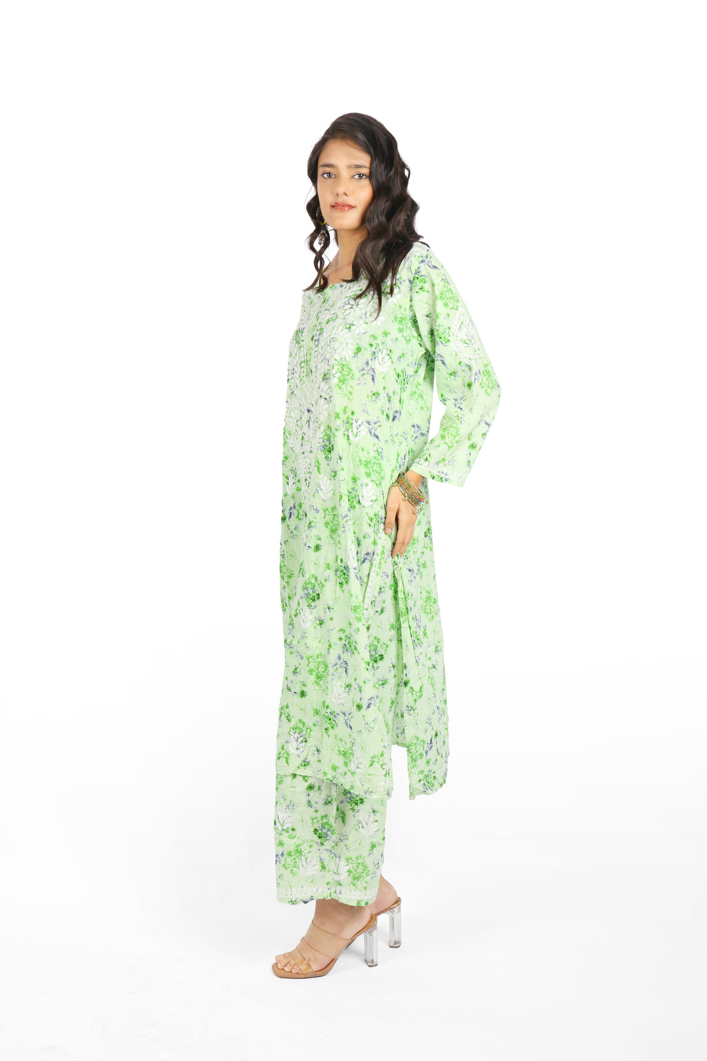 Baag Green Printed  Co-ord Set