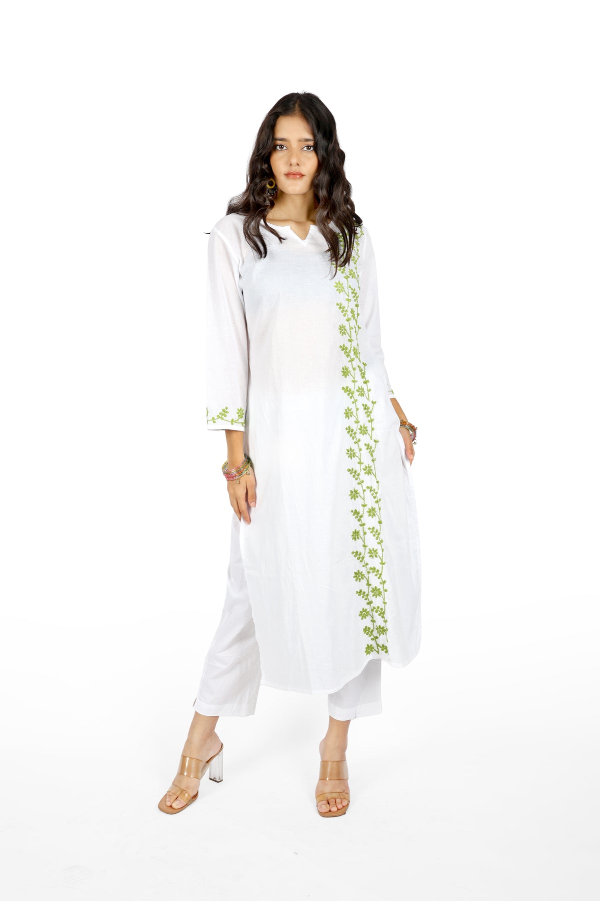 White Noise Kurta
