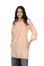 Mohabbat Peach Butta Kurti