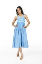 Low Key Blue Summer Dress