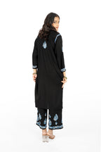 Noor Black/Blue Kurta Set