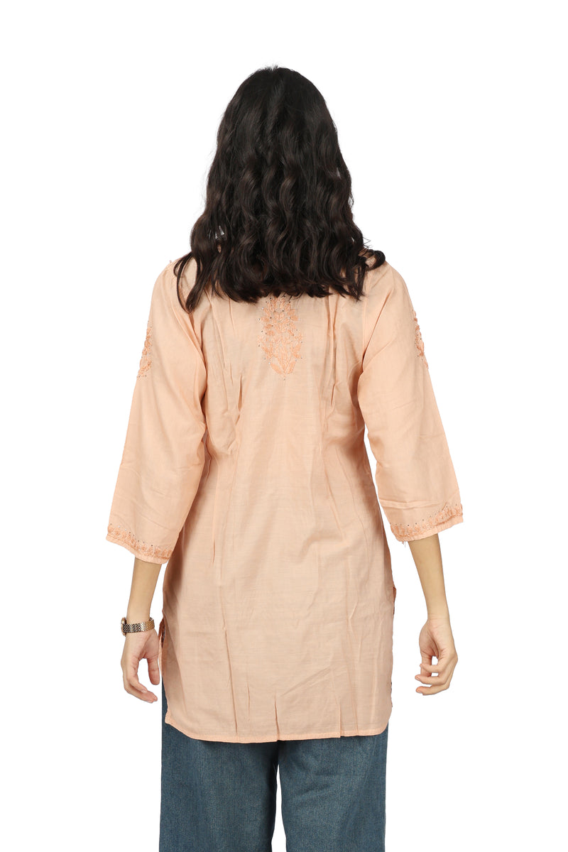 Mohabbat Peach Butta Kurti
