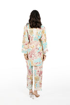 Nargis Purple Printed Cord Set