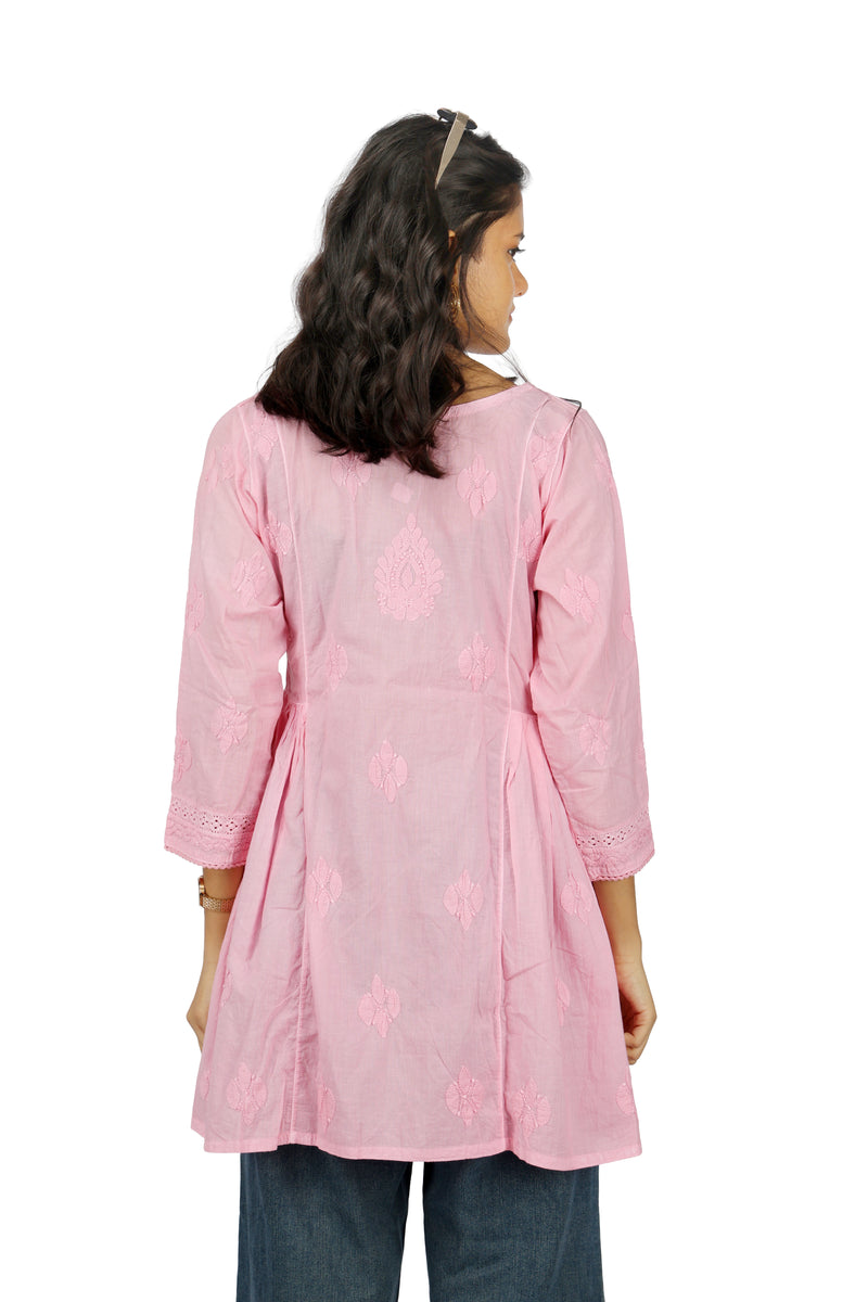 Divya Pink Bakhia Top