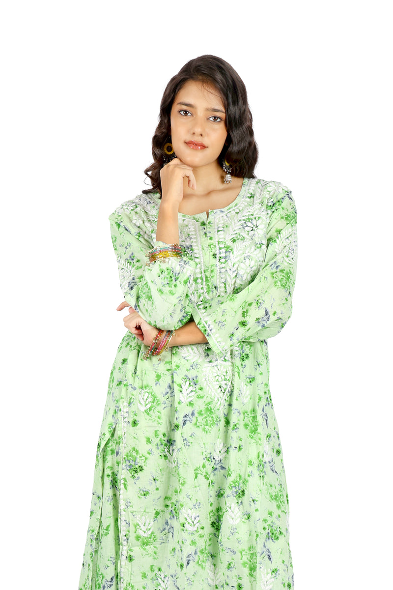 Baag Green Printed  Co-ord Set