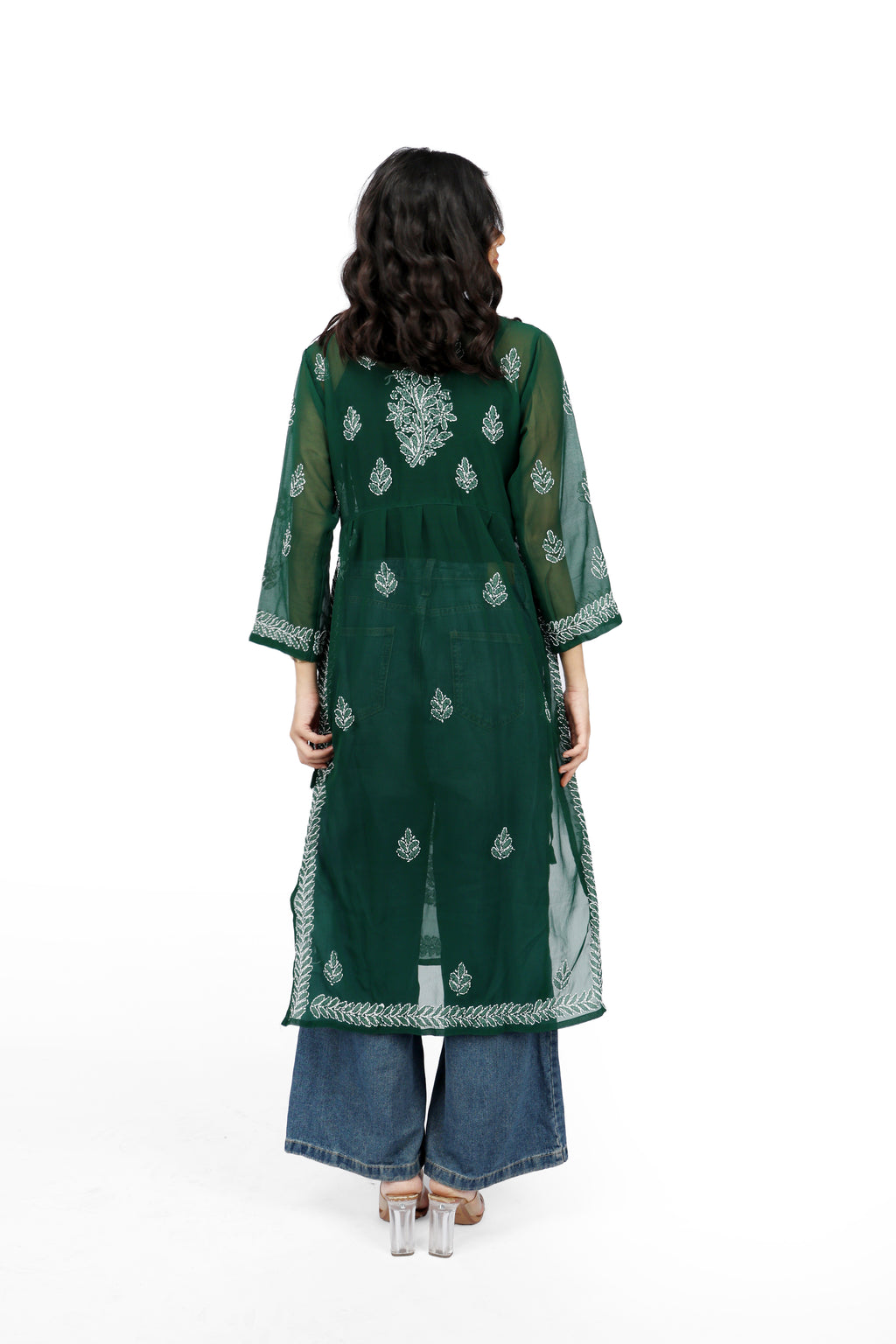 Sakhiyan Forest Green Kurta