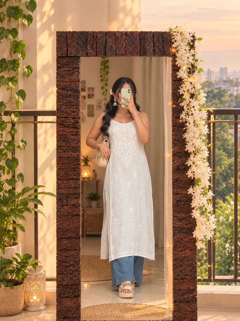 Silent Luxe Strappy Kurti