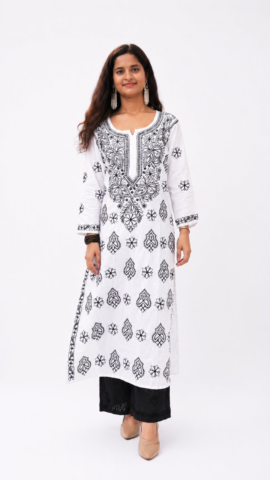 Begum Bakiya White Kurta