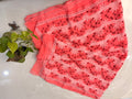 Chandni Peach Bakhia Saree
